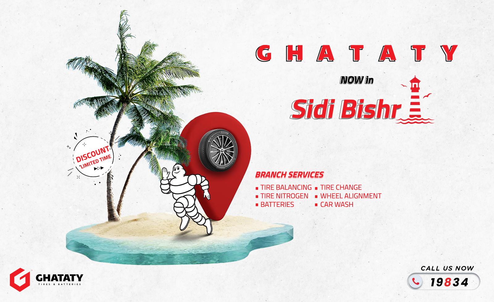 Ghataty for Tires and Batteries Opens A New Branch At Alexandria