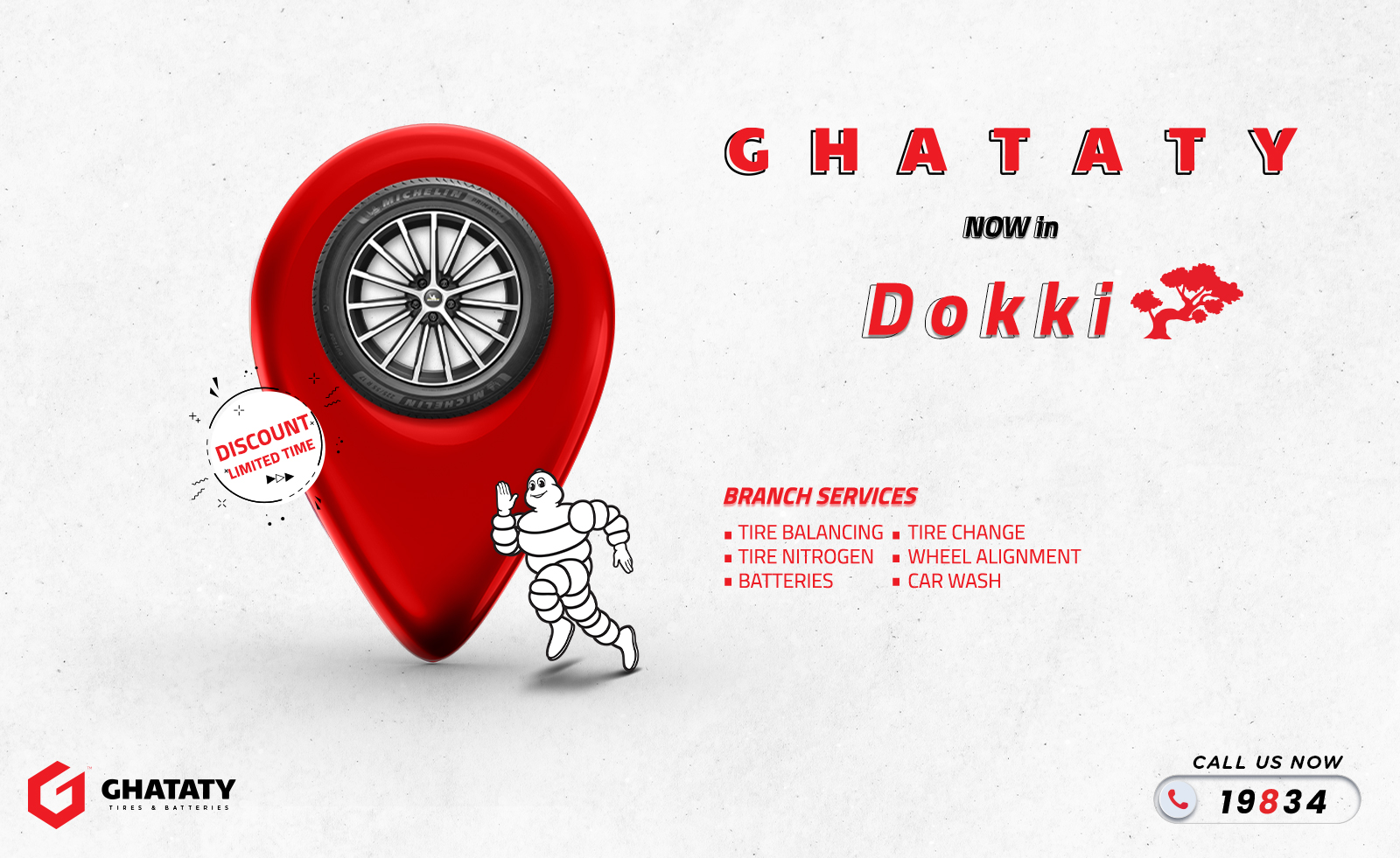 Ghataty for Tires and Batteries Opens A New Branch At Dokki